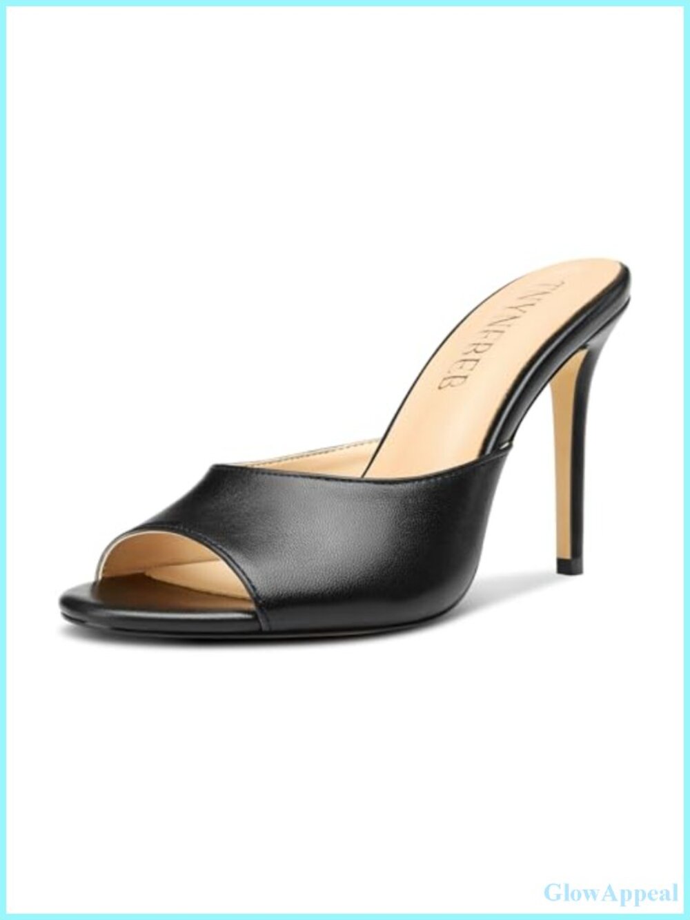 Stiletto High Heel Peep Toe Slingback Sandals Women's Dressy Slip-On Formal